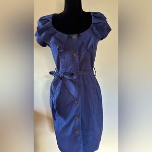 LAUNDRY dress two pockets and belt